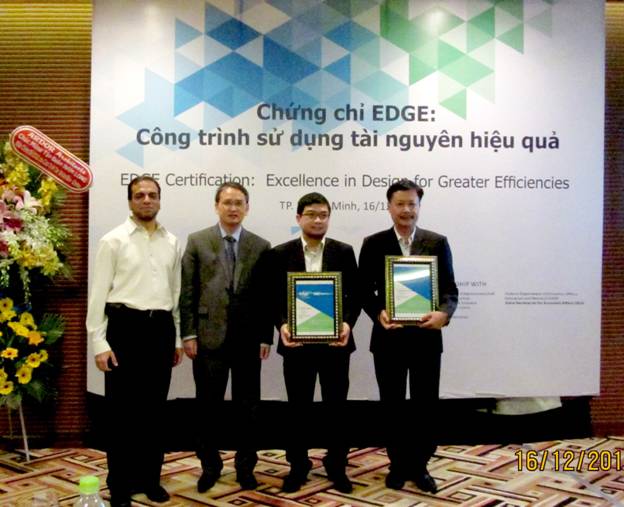 EHome 5, developed by Nam Long Investment Joint Stock Company, has received final EDGE certification. 