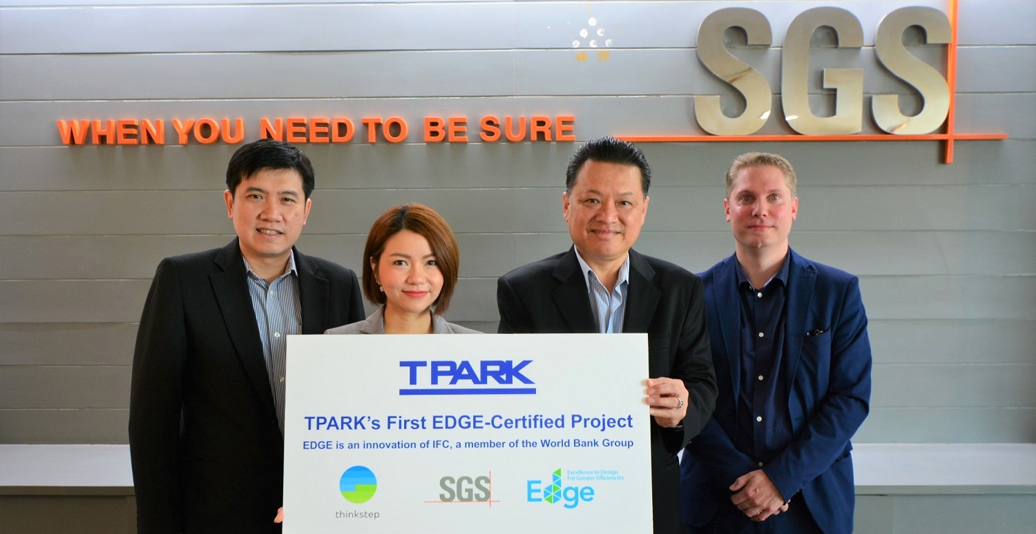 Ticon Group TPARK Warehouse's first EDGE Certified project in Thailand.